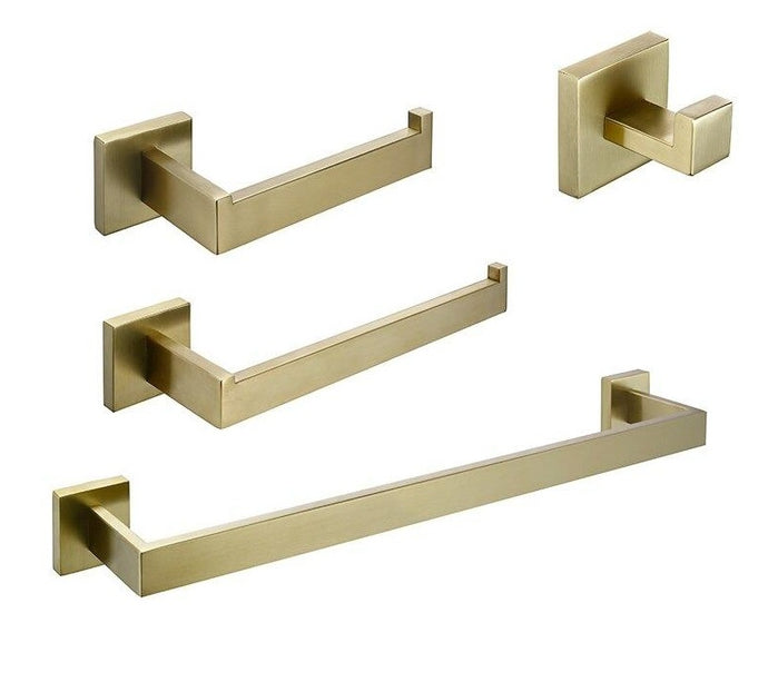 Brushed Gold Bathroom Accessories Bari Range