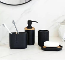 Load image into Gallery viewer, Monochrome Bathroom Accessory Set
