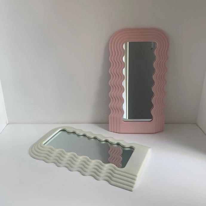 Italianate wavy mirror