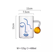 Load image into Gallery viewer, Modernist Glass Mugs
