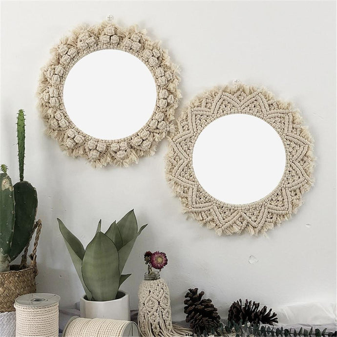 Handmade Cotton Rope Mirror