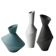 Load image into Gallery viewer, Brutalist Angled Ceramic Vases
