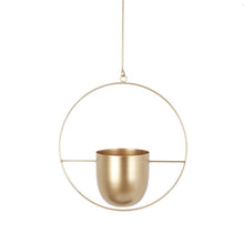 Load image into Gallery viewer, Hanging Metal Flower Pot
