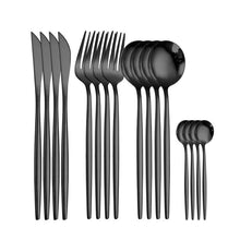 Load image into Gallery viewer, 16 piece stainless steel cutlery set 
