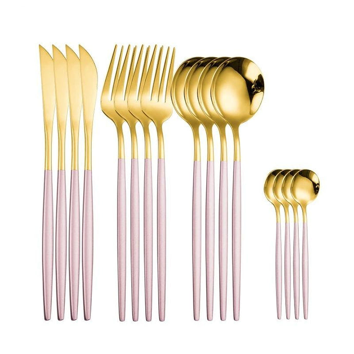 16 piece stainless steel cutlery set 