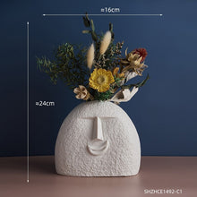 Load image into Gallery viewer, Ceramic Face Vases
