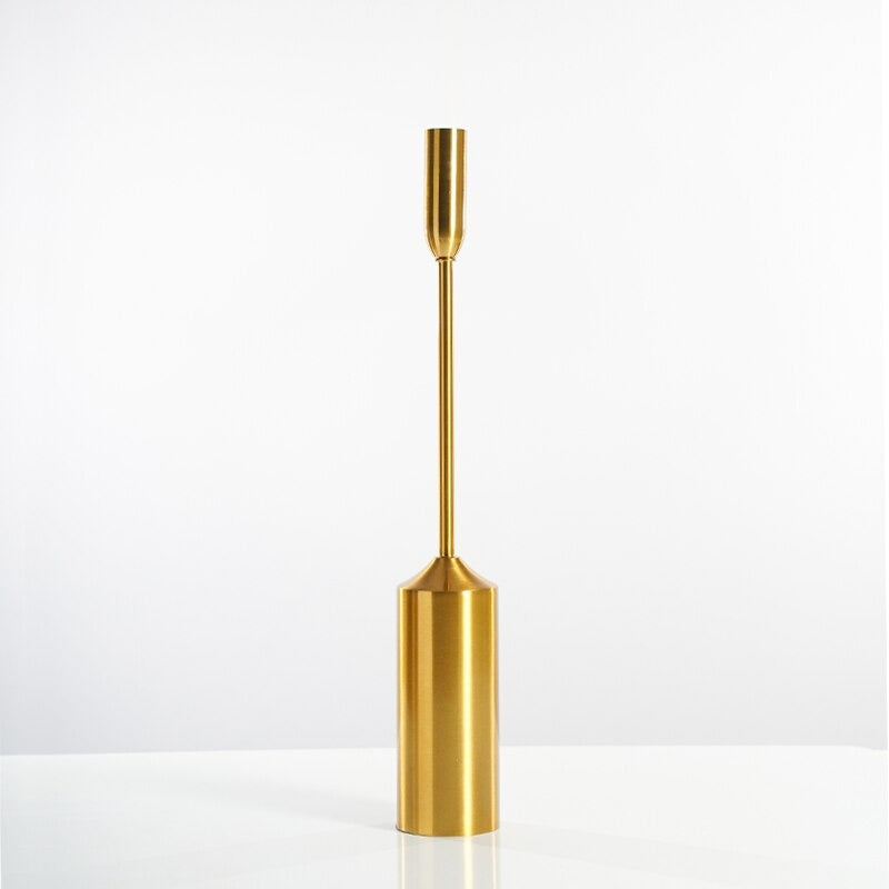 Metal Gold Plated Candle Stick Holder