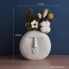 Load image into Gallery viewer, Ceramic Face Vases
