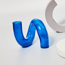 Load image into Gallery viewer, Glass Coil Candle Holder
