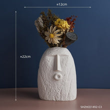 Load image into Gallery viewer, Ceramic Face Vases

