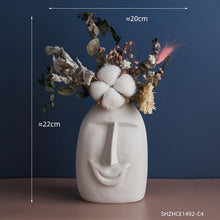 Load image into Gallery viewer, Ceramic Face Vases
