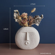 Load image into Gallery viewer, Ceramic Face Vases
