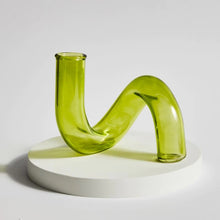 Load image into Gallery viewer, Glass Coil Candle Holder
