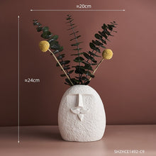 Load image into Gallery viewer, Ceramic Face Vases
