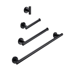 Load image into Gallery viewer, Matt Black Bathroom Accessories
