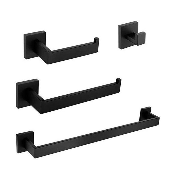 Matt Black Bathroom Accessories Bari Range