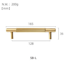 Load image into Gallery viewer, Brass Bar Handles

