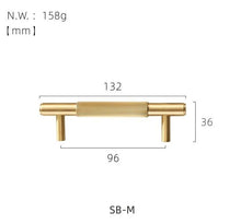 Load image into Gallery viewer, Brass Bar Handles
