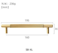 Load image into Gallery viewer, Brass Bar Handles
