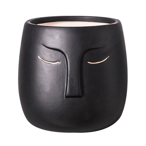 Ceramic Face Pots