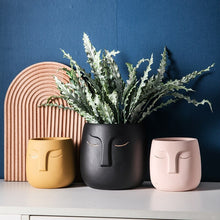Load image into Gallery viewer, Ceramic Face Pots
