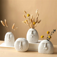 Load image into Gallery viewer, Ceramic Face Vases
