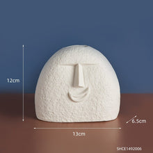 Load image into Gallery viewer, Ceramic Face Vases
