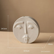 Load image into Gallery viewer, Ceramic Face Vases
