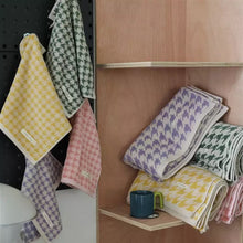 Load image into Gallery viewer, Houndstooth Cotton Towels
