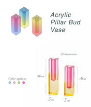 Load image into Gallery viewer, acrylic pillar vases
