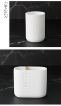 Load image into Gallery viewer, Monochrome Bathroom Accessory Set
