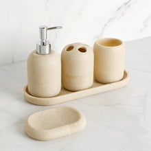 Load image into Gallery viewer, Pebble Bathroom Accessory Set
