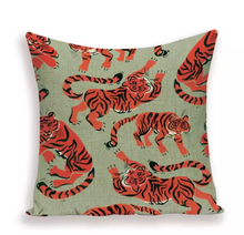 Load image into Gallery viewer, asian tiger cushion covers
