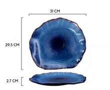 Load image into Gallery viewer, Natural Edge Ceramic Plates
