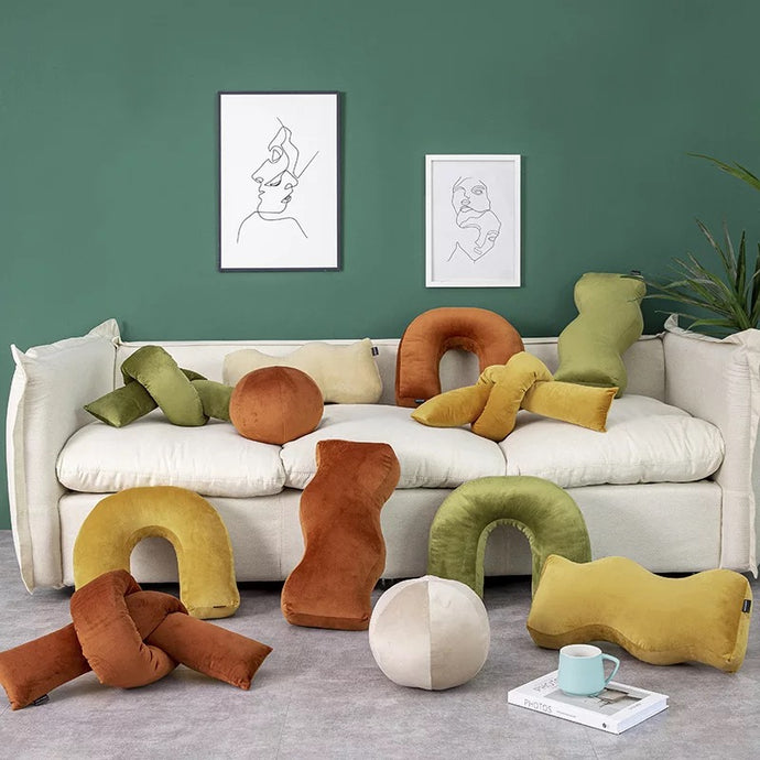 Velvet Geo Cushions