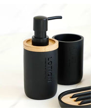 Load image into Gallery viewer, Monochrome Bathroom Accessory Set
