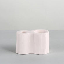 Load image into Gallery viewer, Dual Ceramic Candle Holder
