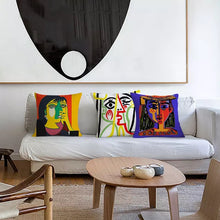 Load image into Gallery viewer, Picasso Printed Cushion Covers
