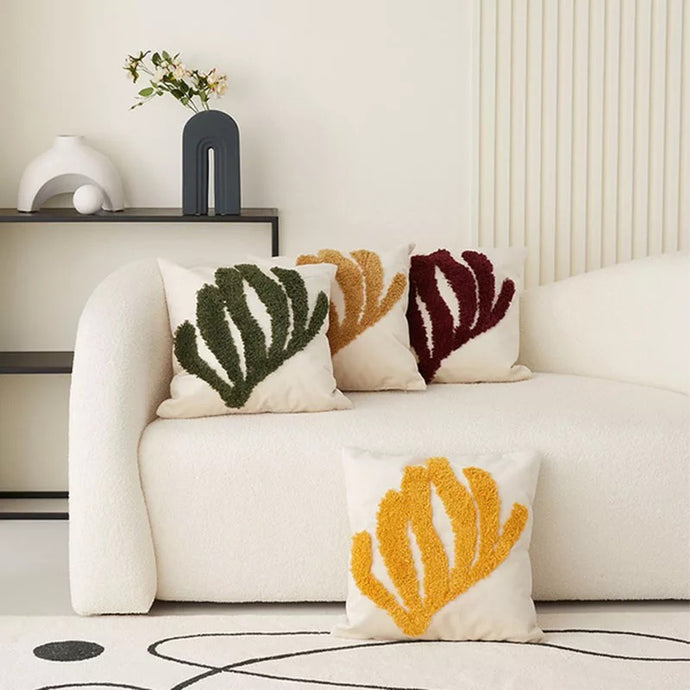 Fern fluff cushion covers