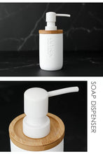 Load image into Gallery viewer, Monochrome Bathroom Accessory Set
