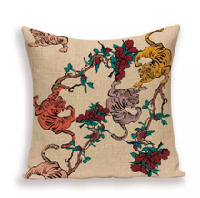 Load image into Gallery viewer, asian tiger cushion covers

