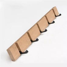 Load image into Gallery viewer, Bamboo Folding Coat Hooks
