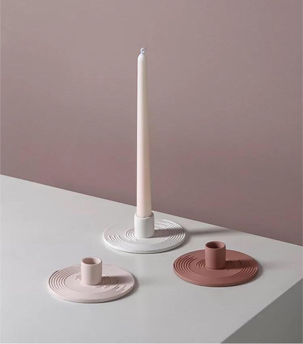 Ceramic Pillar Candle Holder