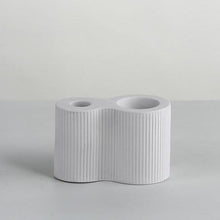 Load image into Gallery viewer, Dual Ceramic Candle Holder
