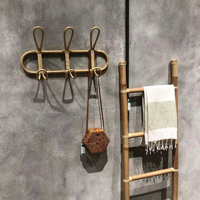 Handmade Rattan Clothes Hanger