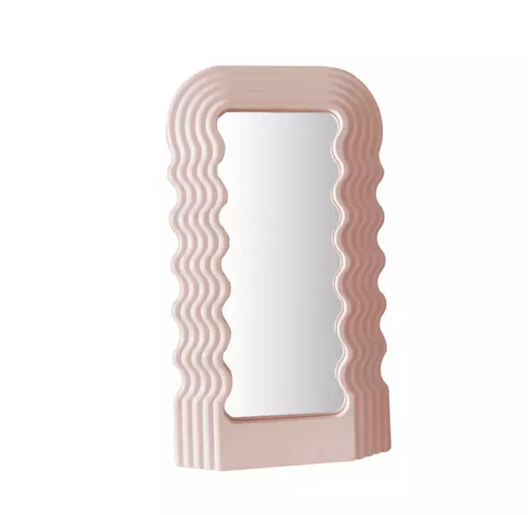 Italianate wavy mirror