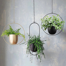 Load image into Gallery viewer, Hanging Metal Flower Pot
