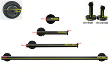 Load image into Gallery viewer, Matt Black Bathroom Accessories
