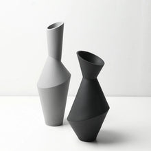 Load image into Gallery viewer, Brutalist Angled Ceramic Vases

